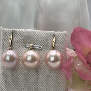 Authentic edison pearls in 14KG